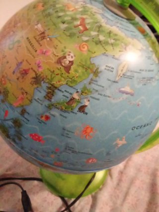 Velador Globo Terráqueo Infantil ItsImagical