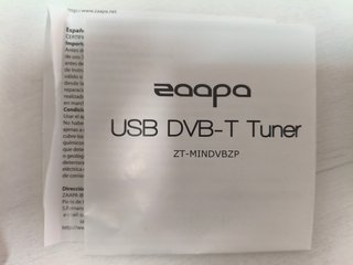 Zaapa Sintonizador DVB-T USB