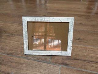 Cornice Portafoto Effetto Legno Decapato