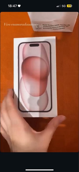 iPhone 15 original Rosa