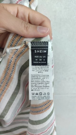 Vestido rayas espalda abierta