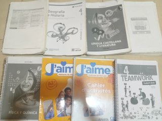 Libros de 4°eso científico IES Miguel Fernández