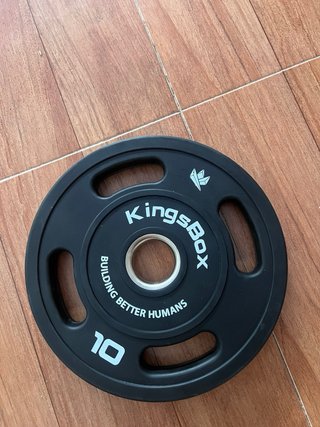 Par Discos Mancuernas 10kg Barra 50mm KingsBox