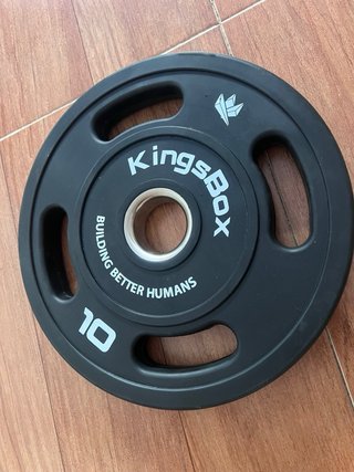 Par Discos Mancuernas 10kg Barra 50mm KingsBox
