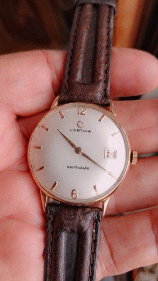 Certina Certidate Reloj de Pulsera Dorado