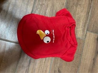 Maglioncino Rosso Cane Angry Birds