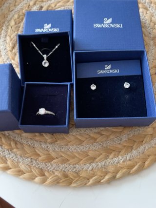 Conjunto Swarovski Collar, Pendientes y Anillo