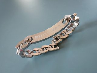 Bracciale Brosway Acciaio Lucido con Brillante