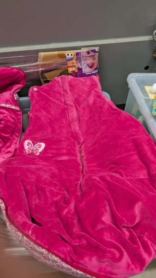 Saco Carro Bebé Rosa Estampado Flores