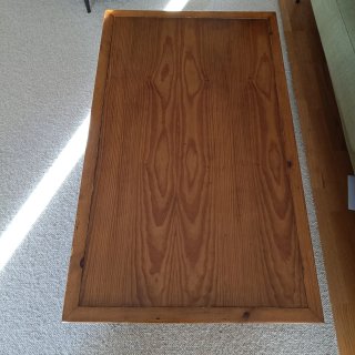 Mesa de centro de madera maciza