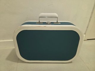 Tocadiscos Portátil son&co Maleta Azul/Beige
