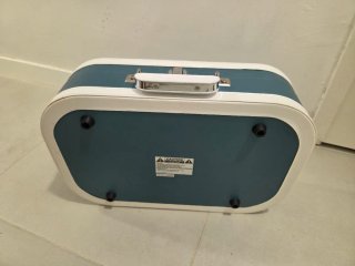 Tocadiscos Portátil son&co Maleta Azul/Beige