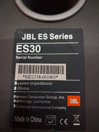 Agudo Tweeter JBL ES30 Plata