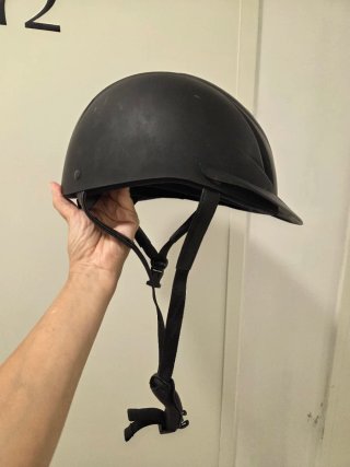 Casco de equitación negro OV