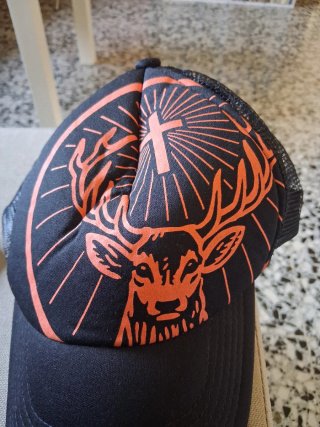 Gorra Jägermeister Negra y Naranja