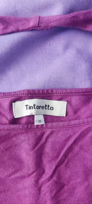 Top Tintoretto morado talla S
