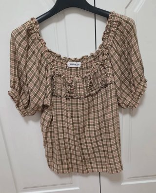 Blusa Brownie cuadros S