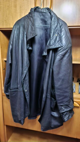 Chaquetón Piel 3/4 Talla 40 Negro