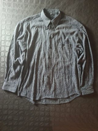 Camisa Texturizada Manga Larga Vintage