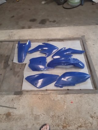 Plásticos Pit Bike CRF 70 Azul