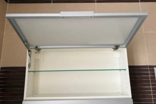 Armario IKEA FAKTUM/METHOD Plata/Transparente