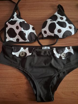 Bikini Calzedonia maculato marrone/bianco