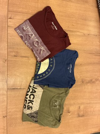 Lote 3 Camisetas Jack & Jones Talla S