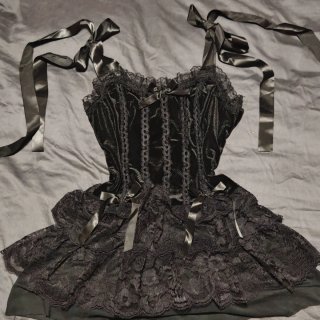 Vestido Gótico Lolita Negro