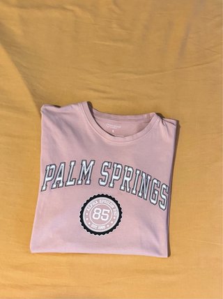 Camiseta Palm Springs Rosa
