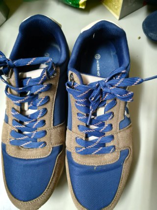 Zapatos Deportivos Talla 41 Azul Beige