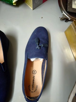 Zapatos Deportivos Talla 41 Azul Beige
