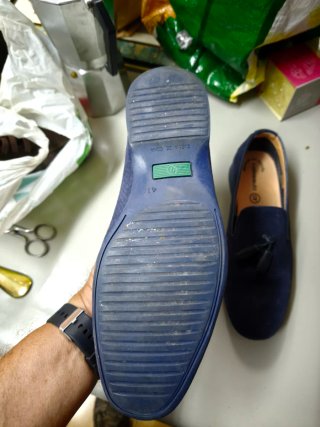 Zapatos Deportivos Talla 41 Azul Beige