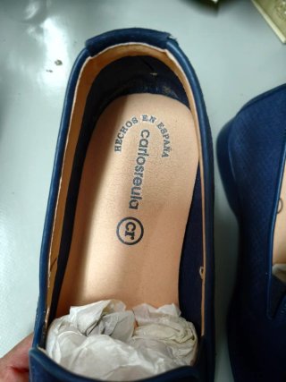 Zapatos Deportivos Talla 41 Azul Beige
