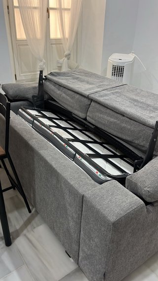 Sofá Cama Italiano Gris A RECOGER EN CÁDIZ