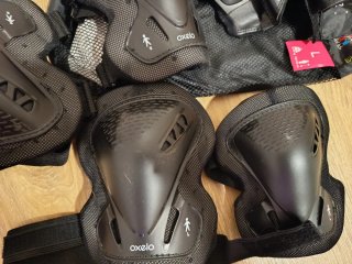 Protecciones Oxelo para patinaje adulto
