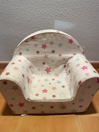 Sillón infantil con estrellas