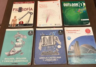 Libros de texto de 4º de la ESO y Bachillerato