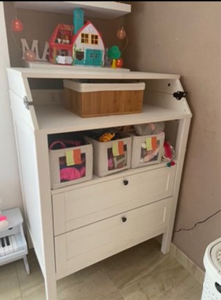 Cómoda Cambiador Ikea Sundvik Blanca