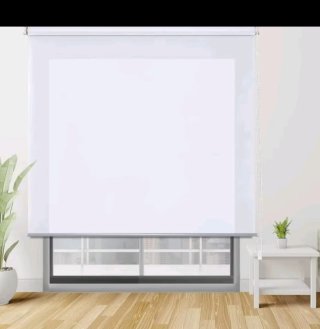 Estor enrollable blanco 180x100