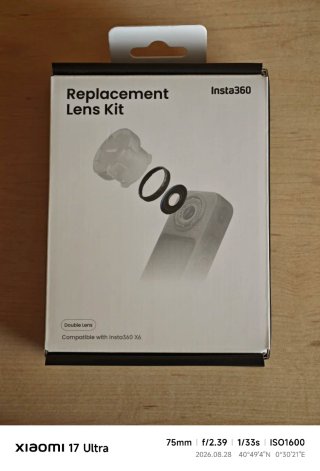 Insta360 X6   Kit Lentes Repuesto Doble -Original