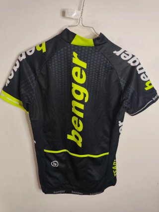 Maglia ciclismo Benger nera e gialla