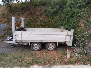 Remolque doble eje con documentación