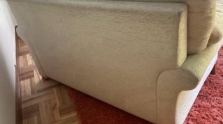 Sofá 2 Plazas Tela Beige