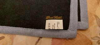 Sciarpa David Saddler Cashmere & Seta Uomo