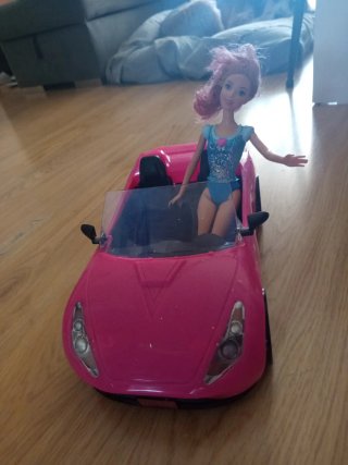 Descapotable Barbie Rosa
