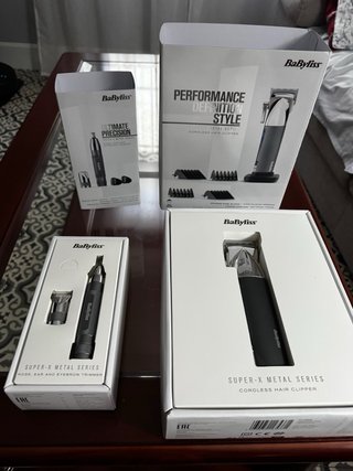 Kit BaByliss Cortapelos y Recortadora Nariz Metal