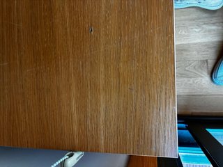 Escritorio Roble + Cajonera con Ruedas