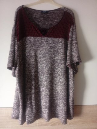 Blusa fiestas talla grande mujer