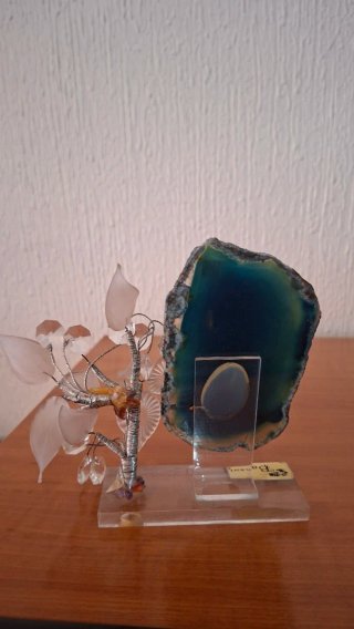 Bonsai Decorativo Cristal y Agata