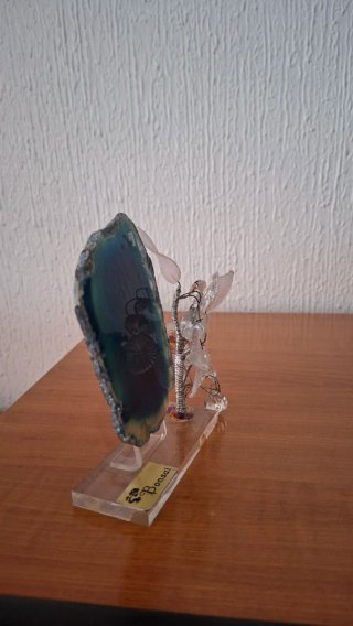 Bonsai Decorativo Cristal y Agata